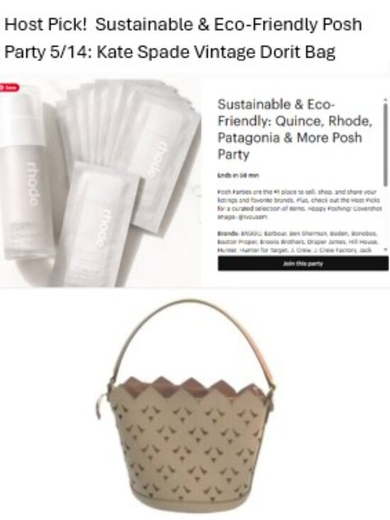 kate spade Handbags - Kate Spade Dorit Bucket Bag  HOST PICK Sustainable & Eco-Friendly Posh Party EUC